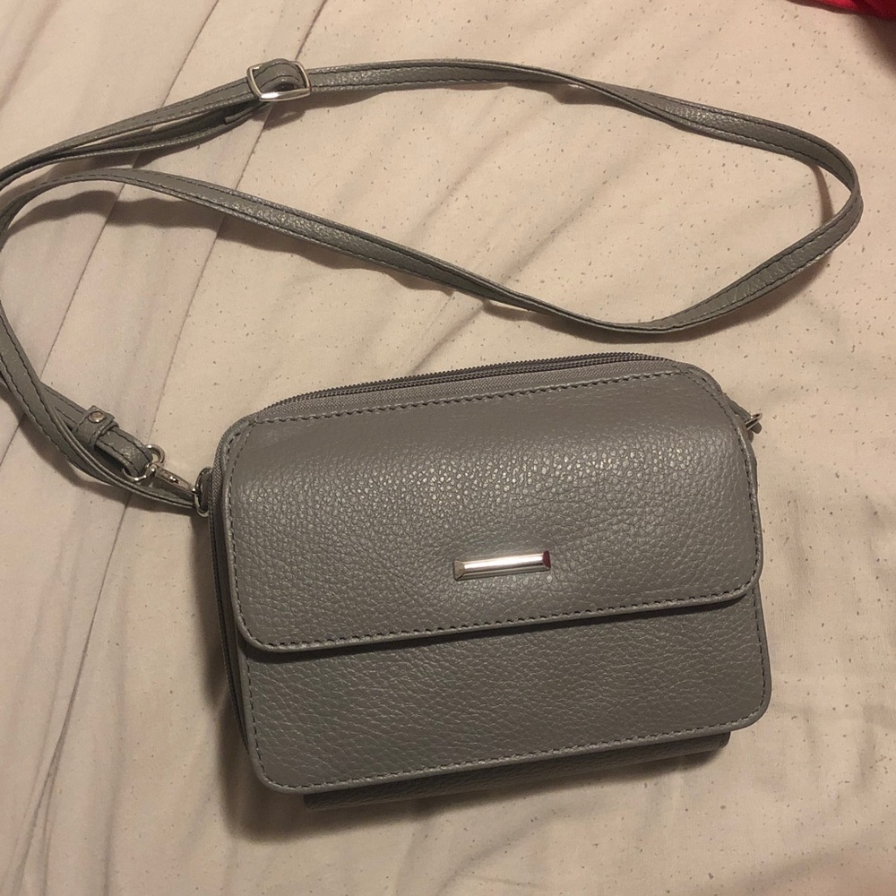 NWT Gray Crossbody Bag